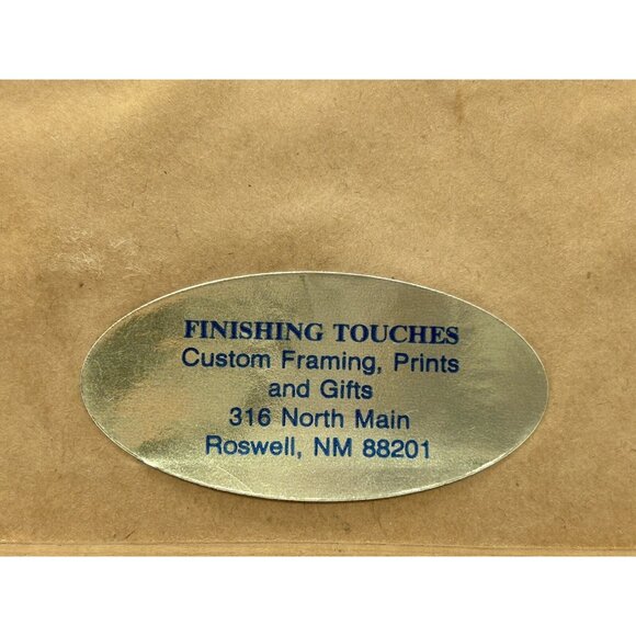 Miniature VTG Bathroom Vanity Art Framed Clawfoot Tub Bubbles 6 1/4" x 5 1/4" - Picture 5 of 11